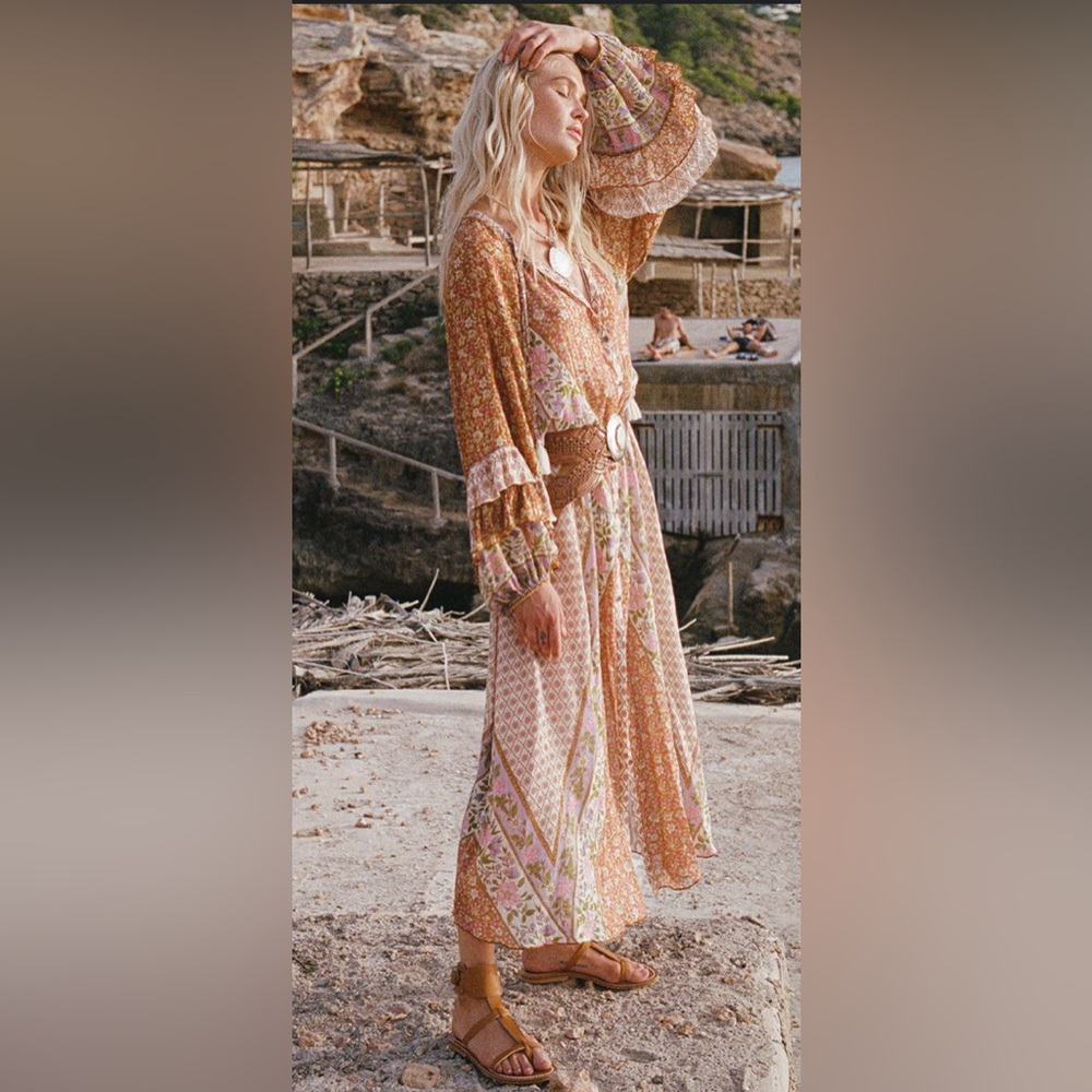 Spell And The Gypsy Sienna Gown In Clay